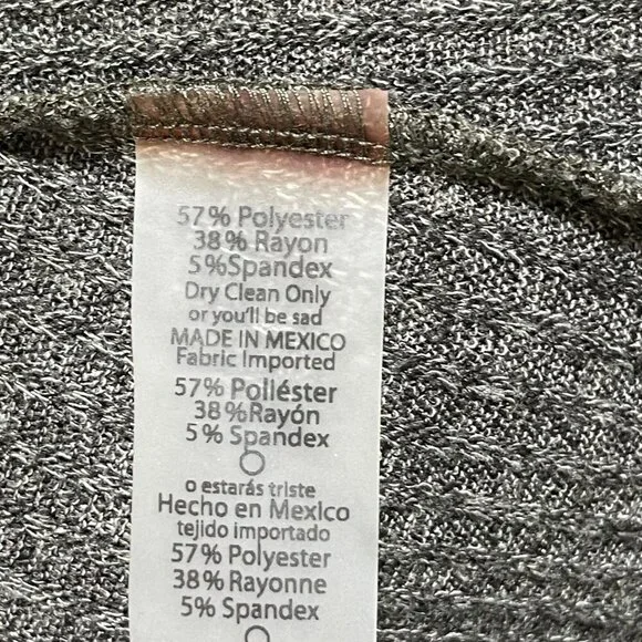 LulaRoe Sarah Open Front Cardigan Sweater Long Line Gray Green Size S Small - Picture 6 of 6